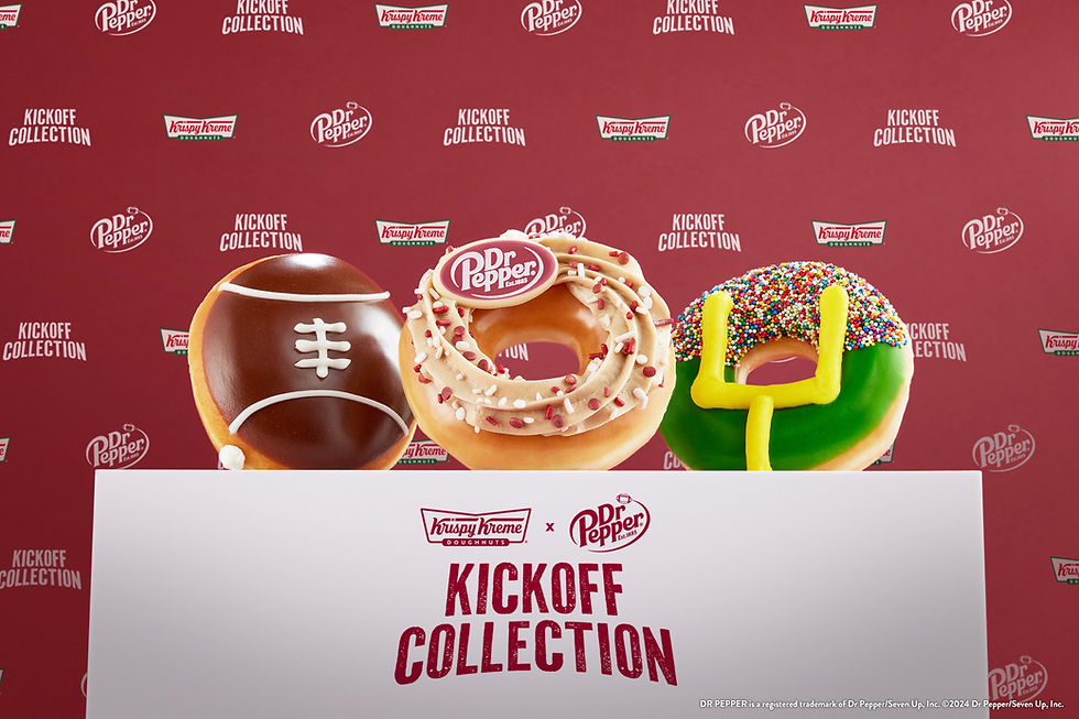 Krispy Kreme and Dr Pepper collaborate on doughnuts for US football season