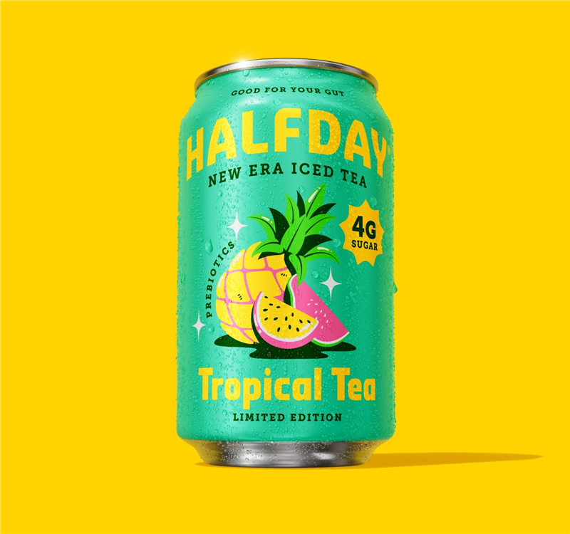 Halfday introduces limited-edition Tropical Tea flavour