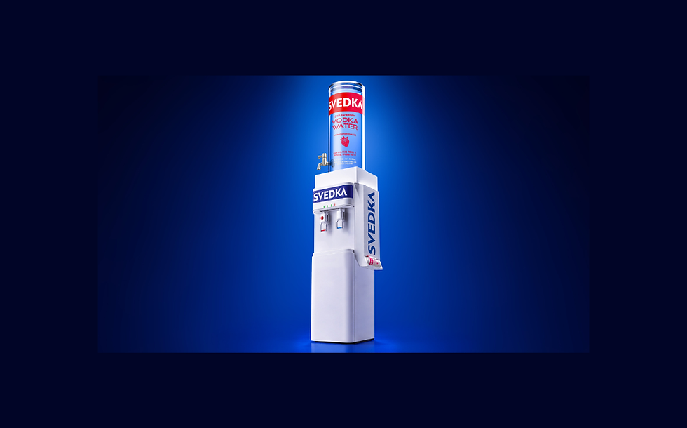 Svedka unveils limited-edition vodka watercooler