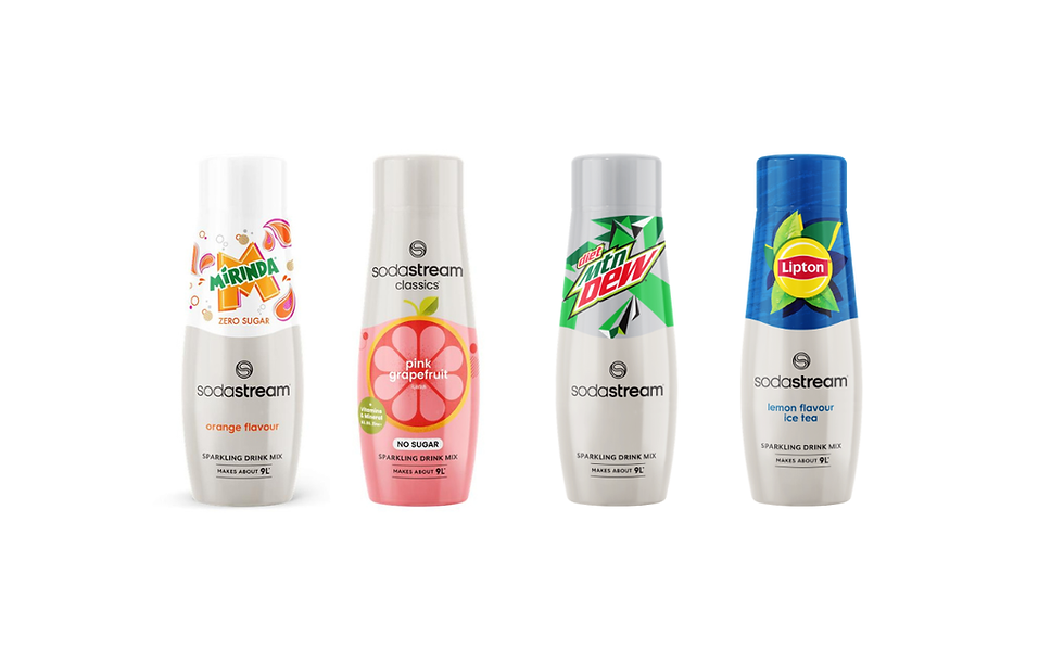 SodaStream expands UK range with four new flavours