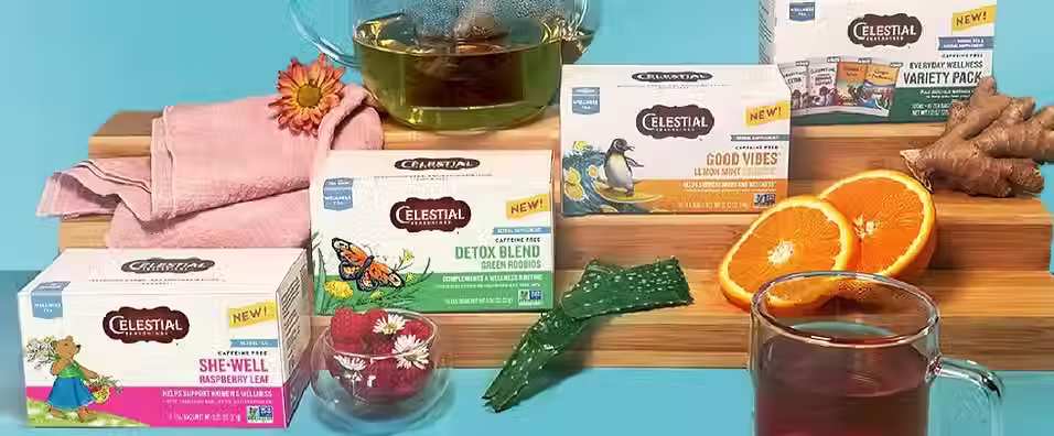 Celestial Seasonings introduces wellness teas for everyday wellbeing