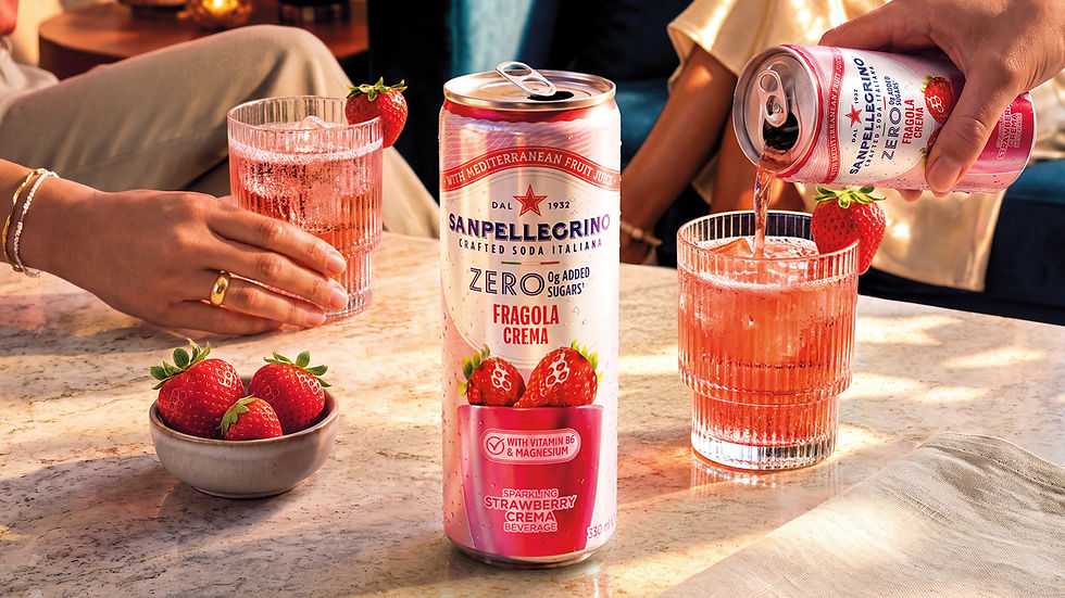 Sanpellegrino expands zero added sugar range with Strawberry Crema flavour