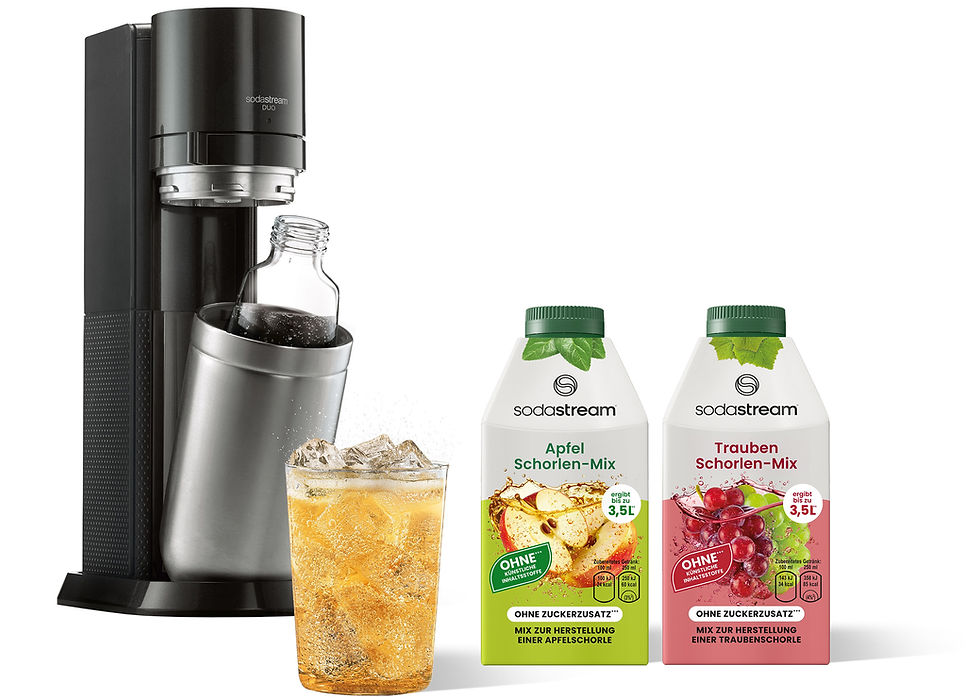 SodaStream launches fruit Schorlen-Mix in sustainable SIG Dome carton bottles
