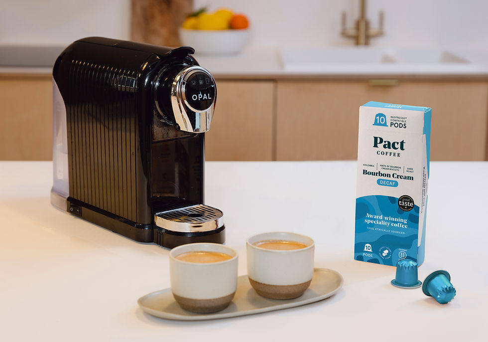 Pact Coffee launches speciality-grade decaf pods