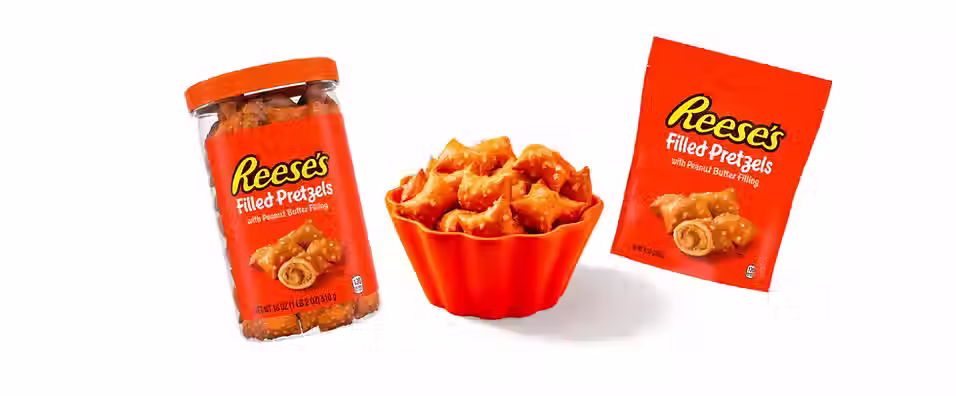 Reese’s debuts peanut butter-filled pretzels