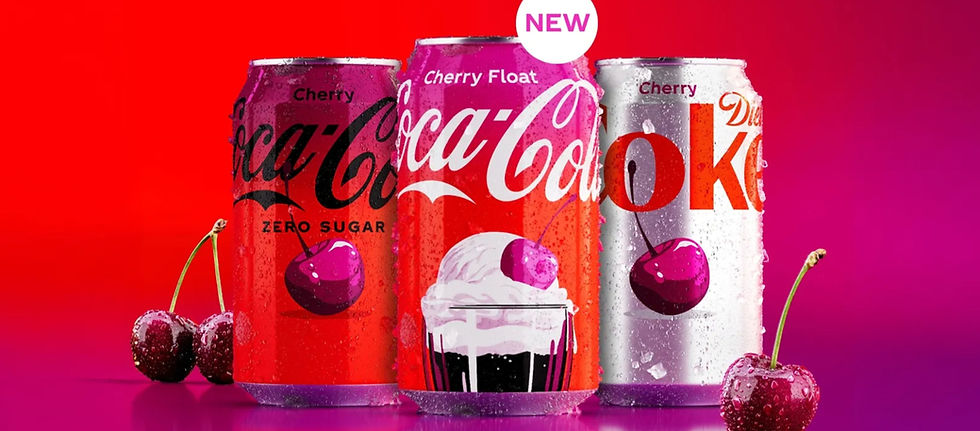 Coca-Cola bets on nostalgia and zero-sugar growth with expanded cherry-flavoured range