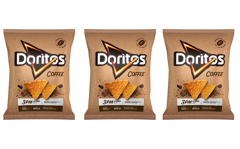 Doritos unveils coffee-flavoured chips to combat afternoon slump