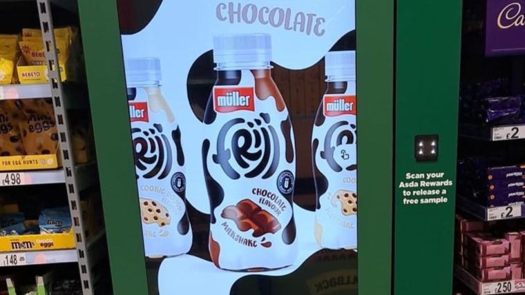 Asda trials automated free sample vending machine at Pilsworth store