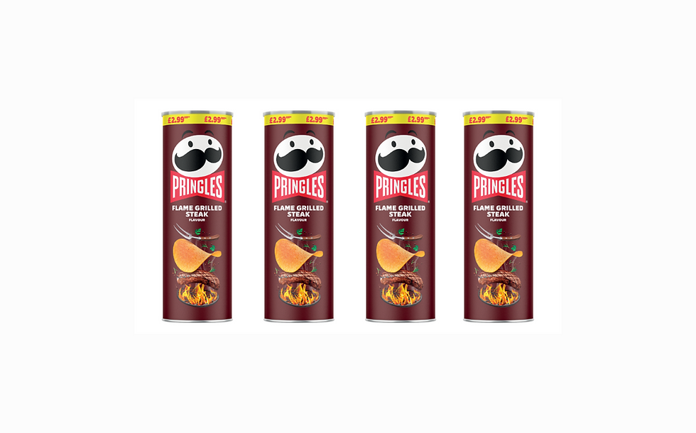 Pringles introduces Flame Grilled Steak flavour