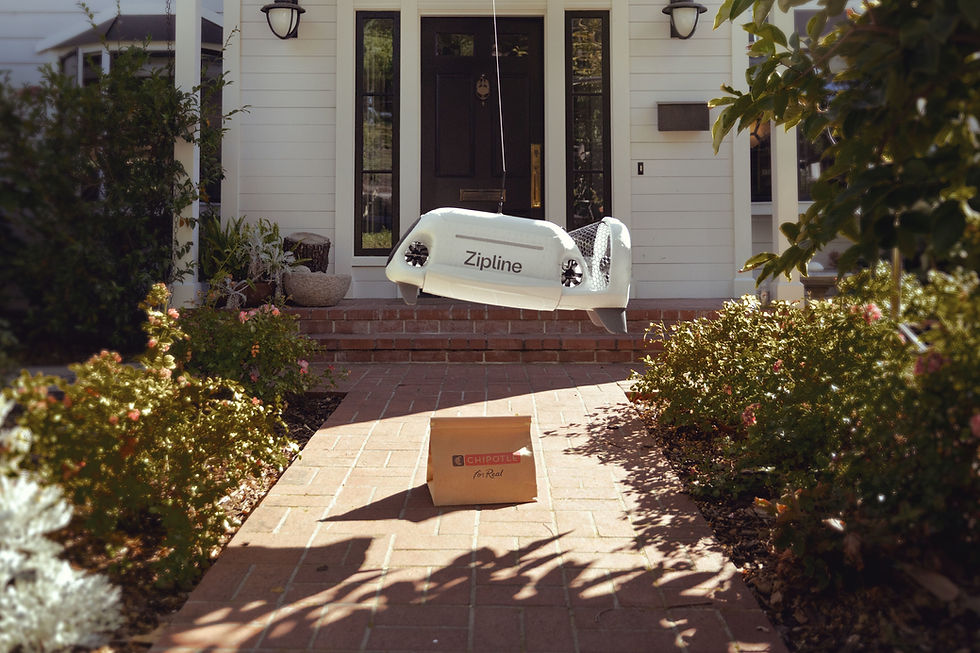 Chipotle pilots drone delivery service in Dallas with Zipline