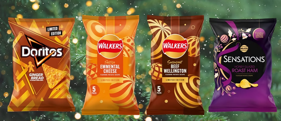 PepsiCo launches Christmas crisp flavours, including gingerbread Doritos