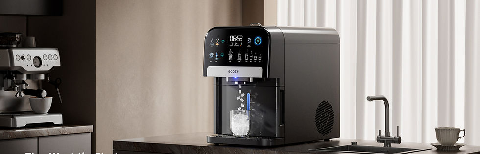 Ecozy launches smart ice and water dispenser with app and voice control