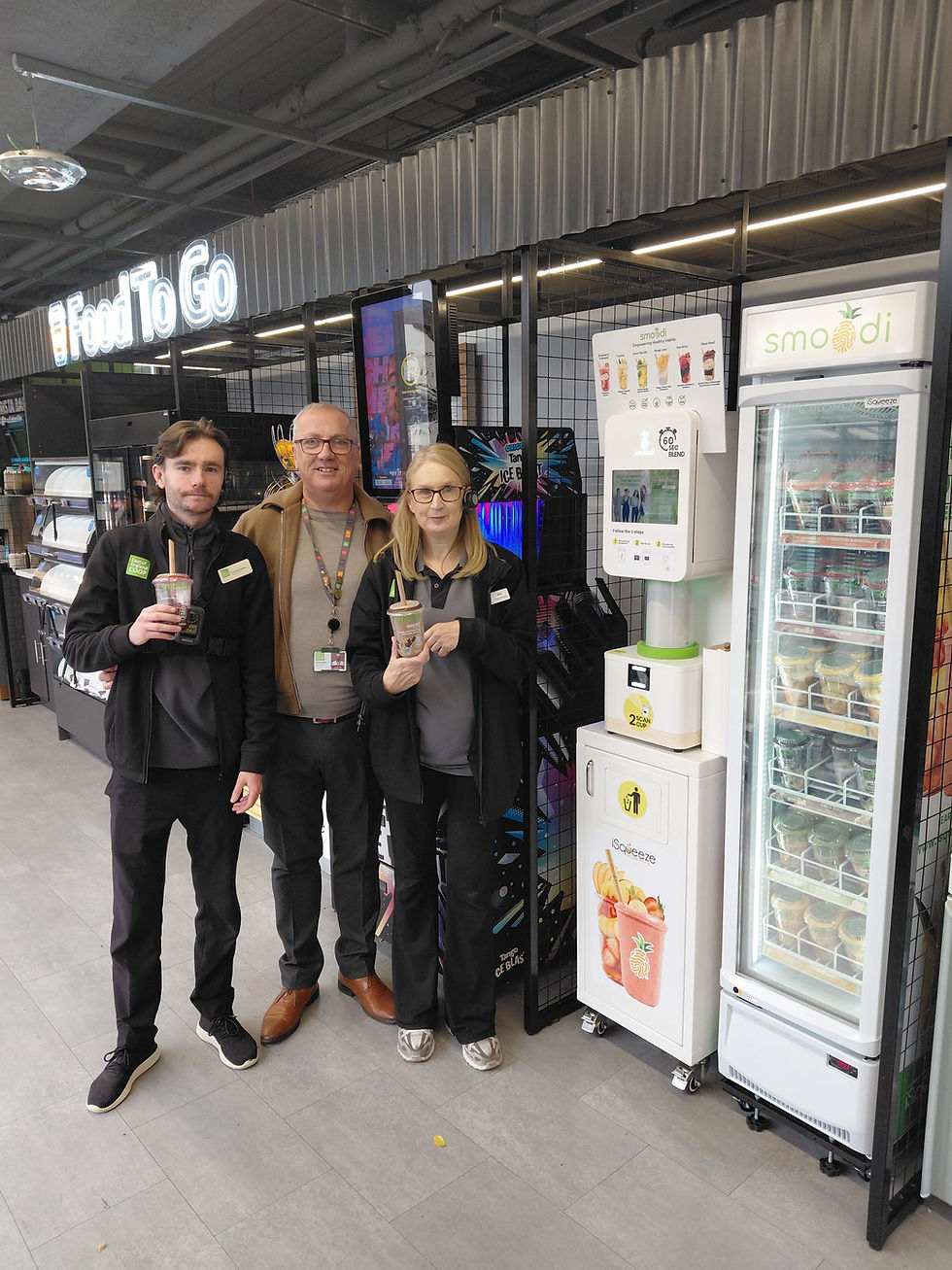 East of England Co-op partners with iSqueeze to launch UK's first Smoodi smoothie machine