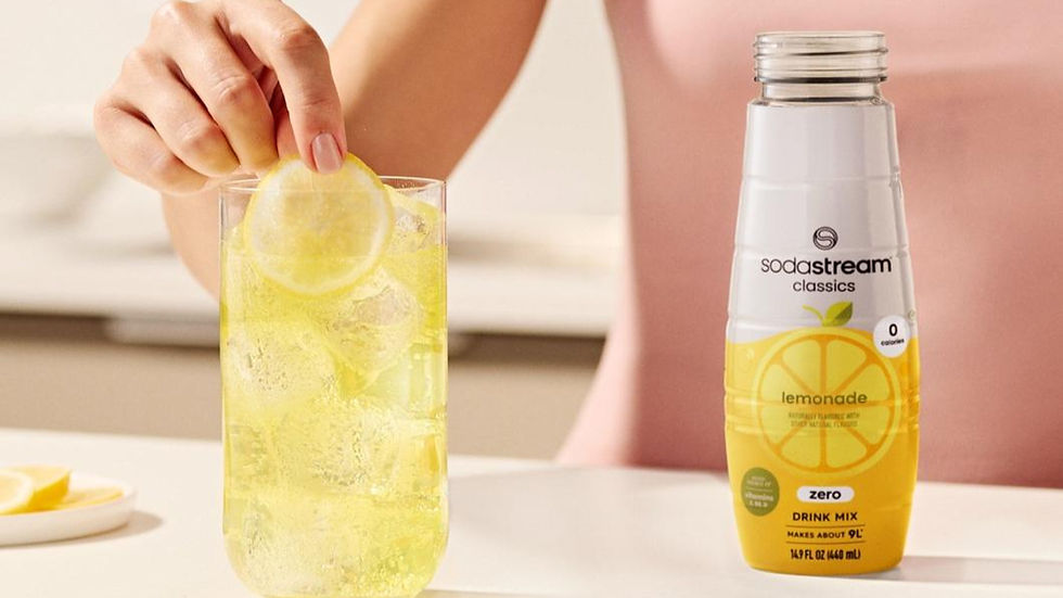 SodaStream launches new summer flavours and revamped syrups