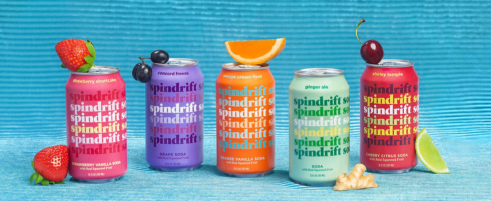 Spindrift launches new soda line with real squeezed fruit ingredients