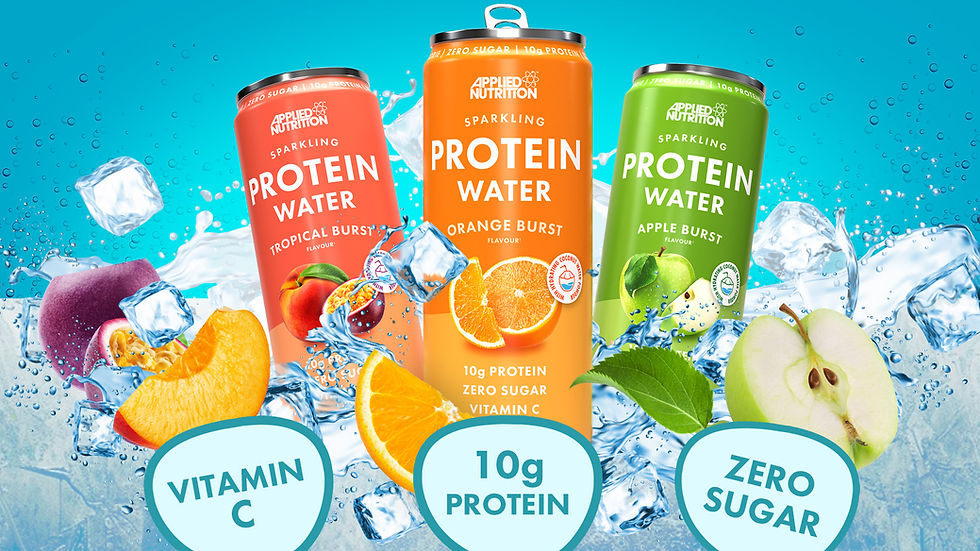 Applied Nutrition introduces new range of sparkling protein water