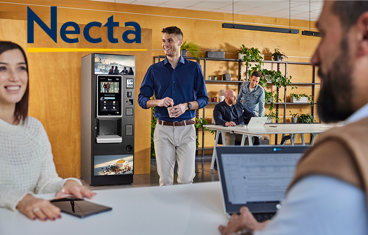 Evoca unveils two new Necta machines for office coffee service