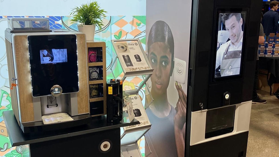 Rhea introduces fresh leaf tea and fresh milk systems at Vendex Midlands