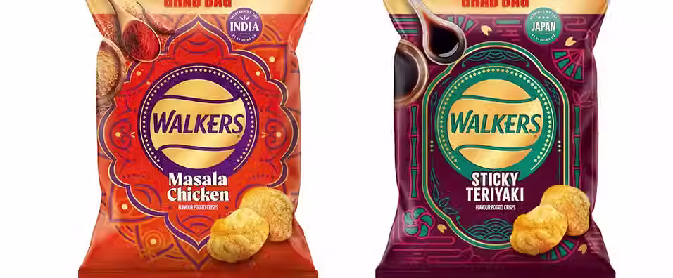 Walkers adds global-inspired flavours to permanent crisp line-up