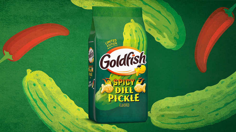 Goldfish maker debuts Spicy Dill Pickle crackers to satisfy summer snack cravings