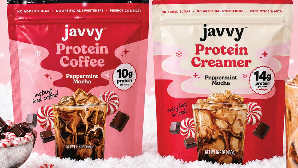 Javvy Coffee launches Peppermint Mocha Protein Creamer for festive season