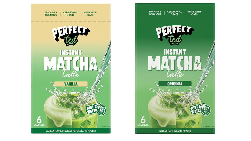 PerfectTed launches instant matcha latte powders in Original and Vanilla