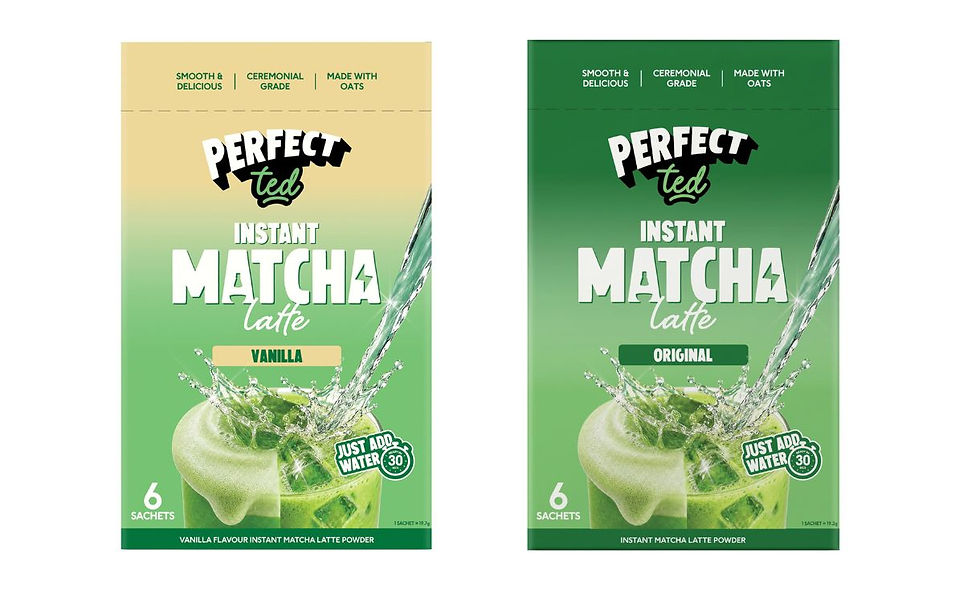 PerfectTed launches instant matcha latte powders in Original and Vanilla
