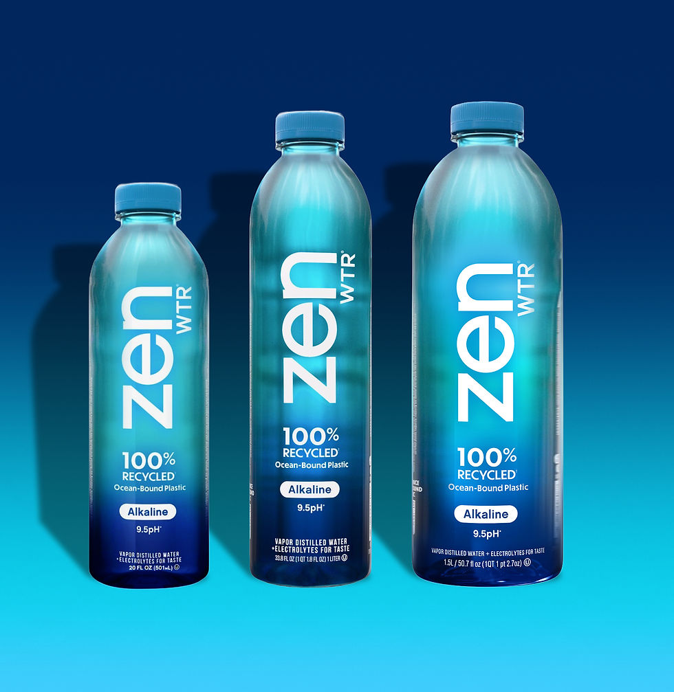 ZenWTR launches premium water brand built around recycled ocean-bound plastic