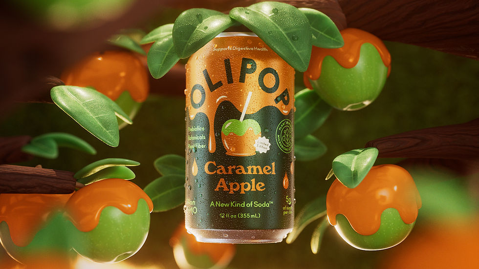 Olipop launches limited-edition Caramel Apple prebiotic soda